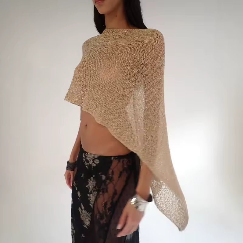 PONCHO TOPS