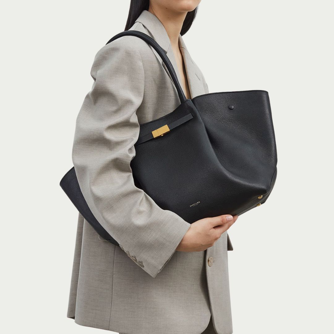 Cory Leather Bag - Black